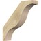 Ekena Millwork 6"W x 26"D x 26"H Funston Rough Sawn Knee Brace, Douglas Fir BRC06X26X26FST00RDF - alternate 1